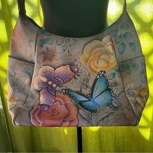 Anna by Anuschka Women's Genuine Leather Shoulder Bag